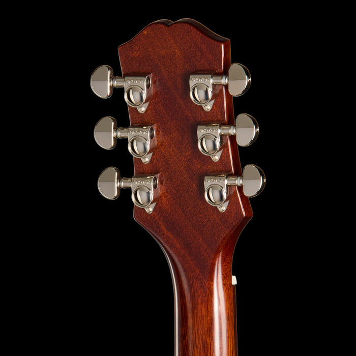 Epiphone J-45 Standard EC Honey Burst Headstock Back