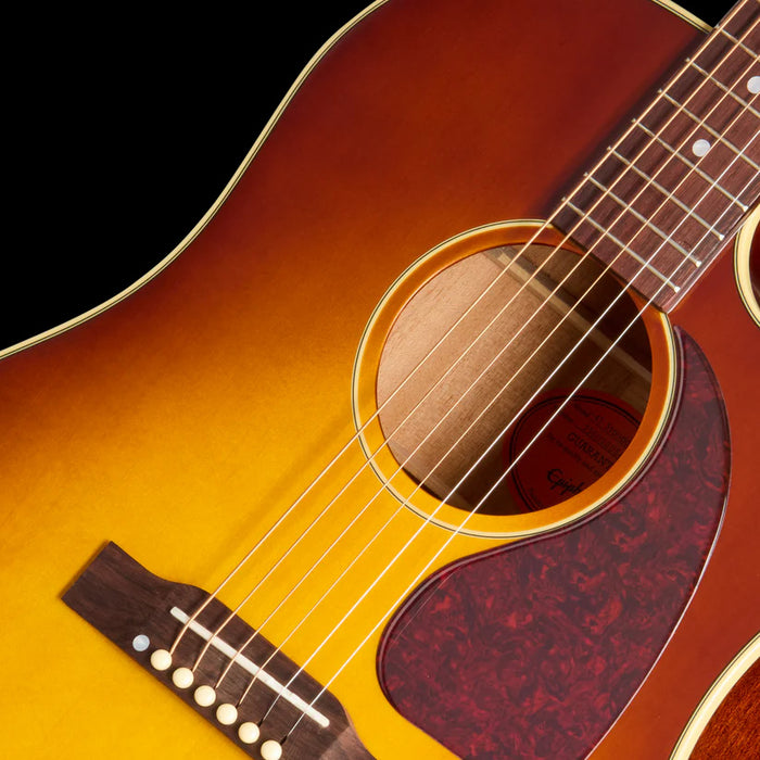 Epiphone J-45 Standard EC Honey Burst Soundhole