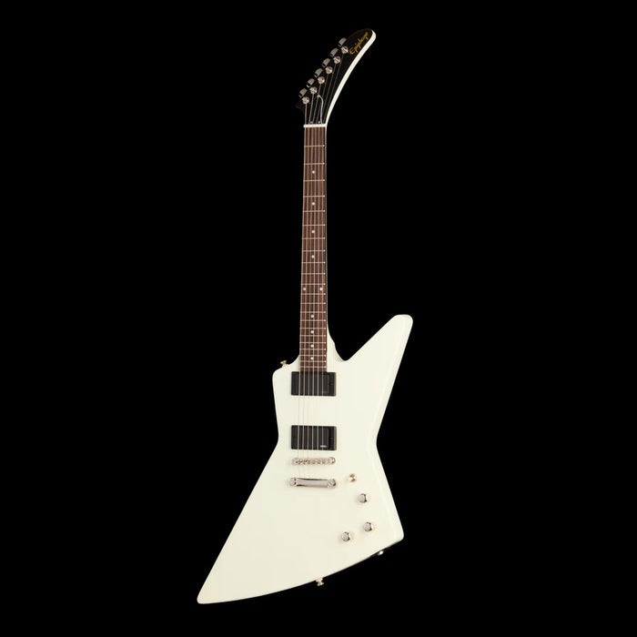 Epiphone Explorer 80s EMG Classic White Front