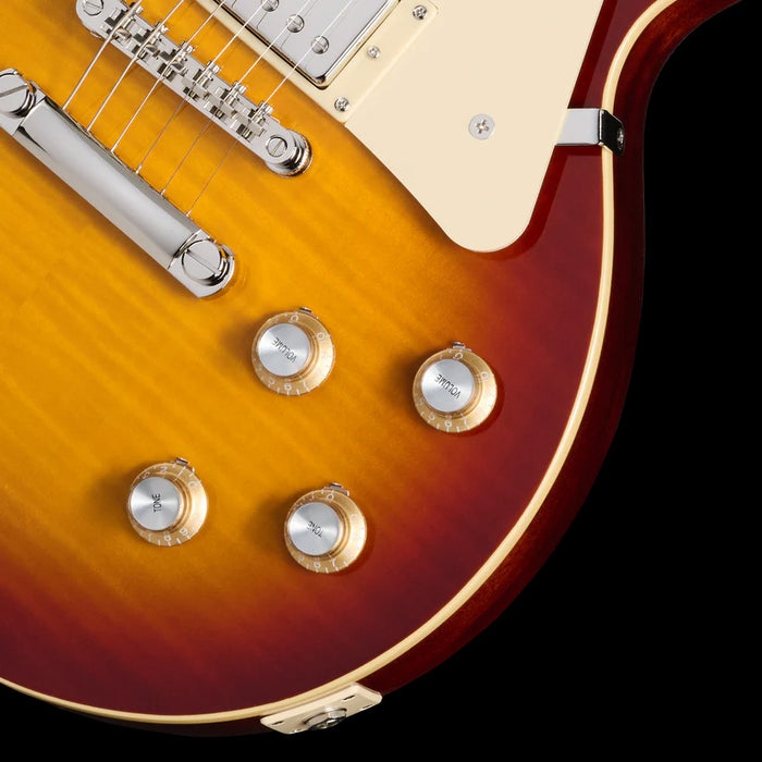 Epiphone Les Paul Standard 60s Figured Iced Tea Burst Knobs