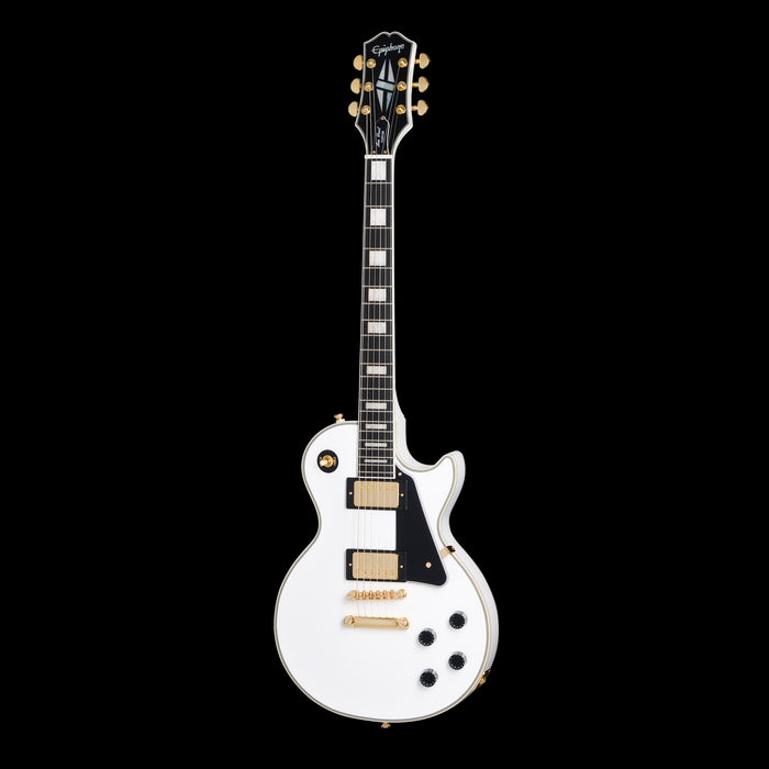 Epiphone Les Paul Custom Alpine White Front
