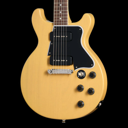 Epiphone Les Paul Special Double Cut TV Yellow Front Crop