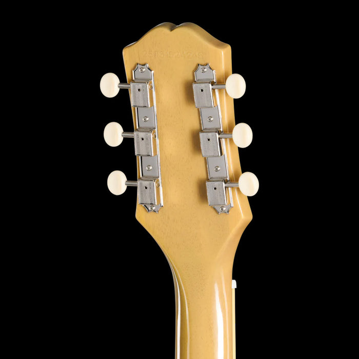 Epiphone Les Paul Special Double Cut TV Yellow Headstock Back