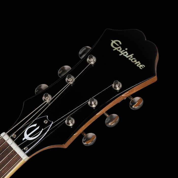 Epiphone Casino Archtop Natural Electric Guitar Headstock 