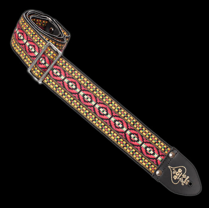 D'Andrea Ace Straps - Vintage Red X's and O's Strap - DN-ACE-04