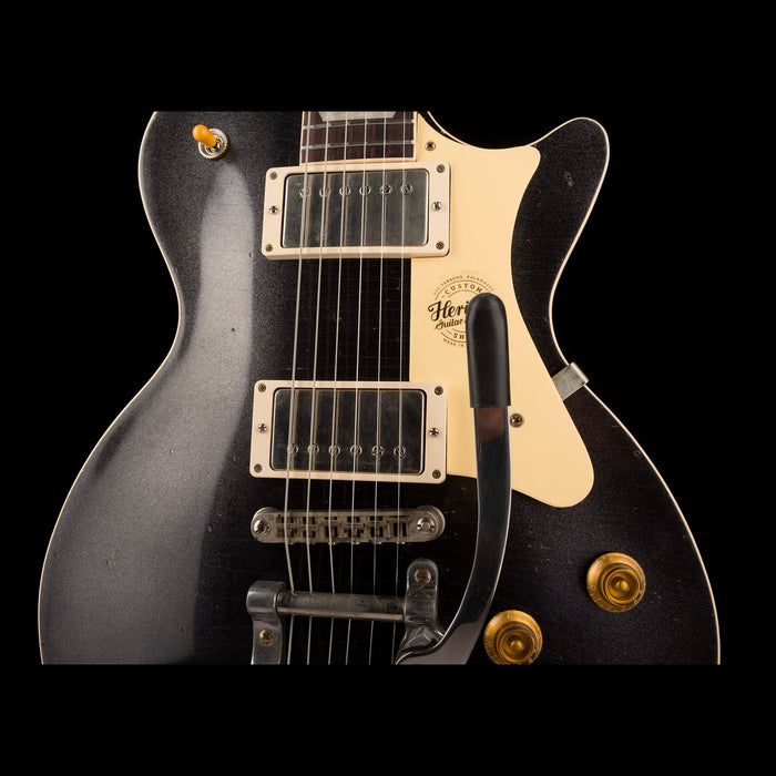 Heritage Custom Shop Custom Core H-150 Artisan Aged with Bigsby Space Black with Case