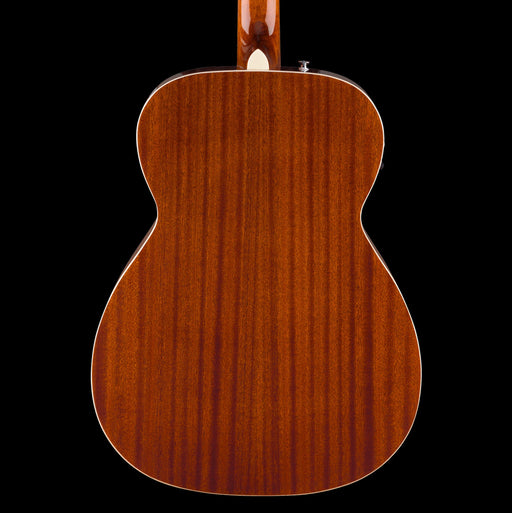 Fender California Standard Monterey E Natural Sapele Acoustic Electric Guitar Back Crop