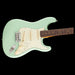Fender American Ultra Luxe Vintage '60s Stratocaster Surf Green Electric Guitar Closeup Body Right