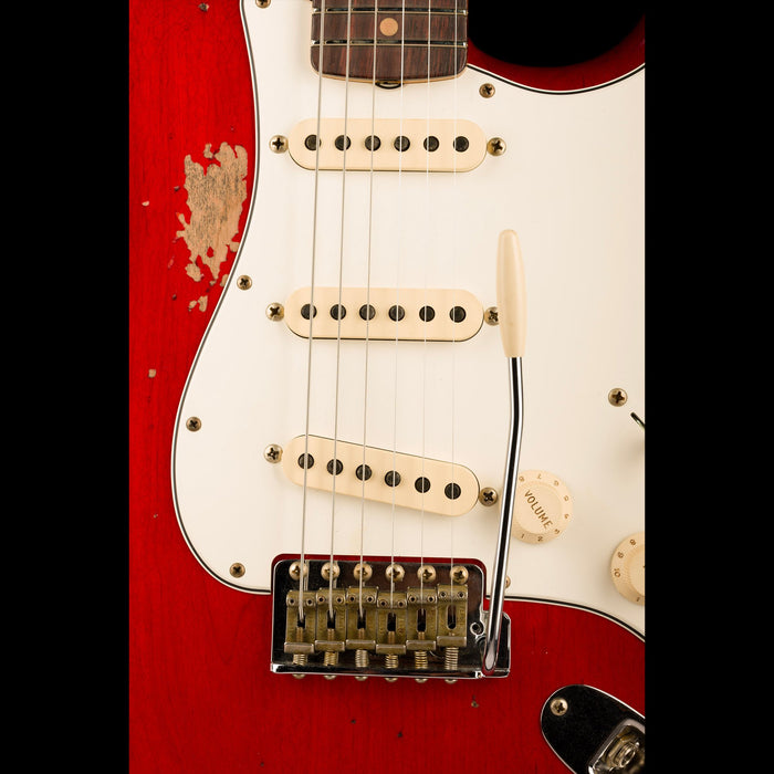 Fender Custom Shop 1963 Stratocaster Heavy Relic Crimson Burst - Truetone Color Set