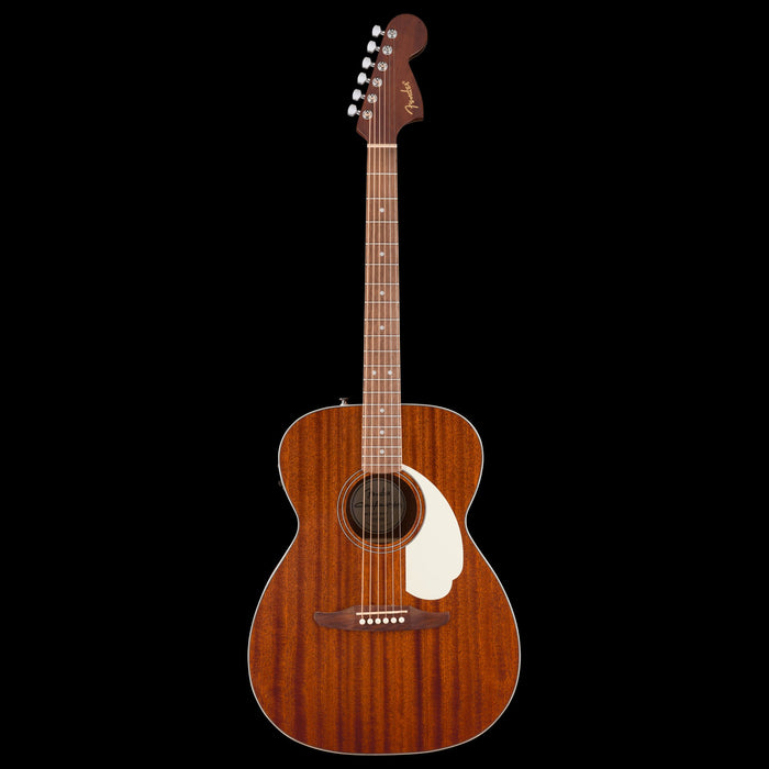 Fender California Standard Monterey E Natural Sapele Acoustic Electric Guitar Front