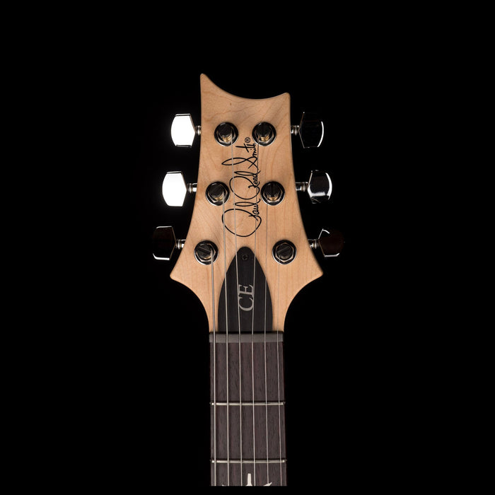 PRS CE24 Black Amber Electric Guitar Headstock