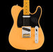 Fender American Ultra Luxe Vintage '50s Telecaster Butterscotch Blonde Electric Guitar Front Crop