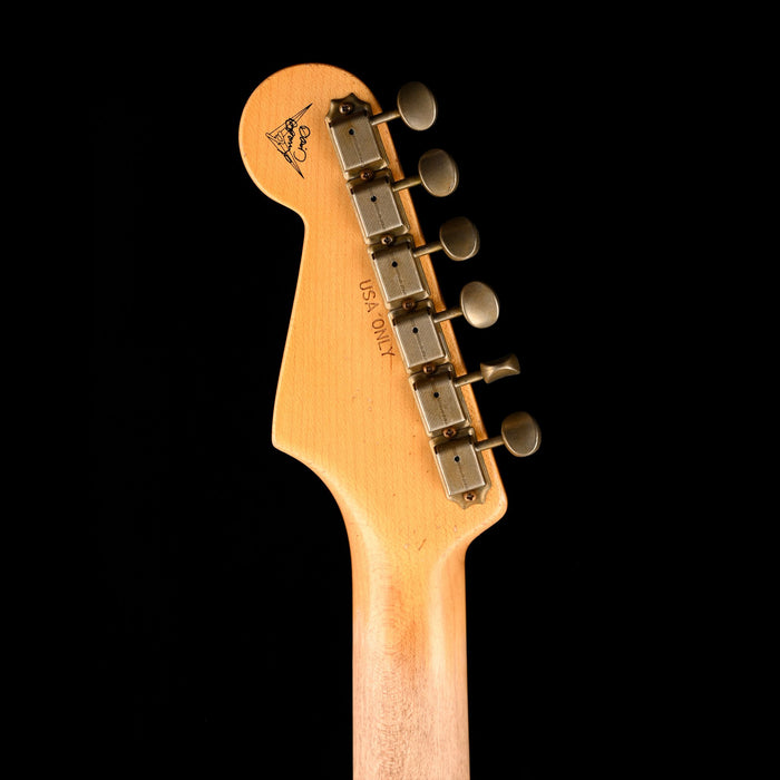 Fender Custom Shop Masterbuilt David Brown 1963 Stratocaster Journeyman Relic Brazilian Rosewood Super Faded Sage Green Metallic