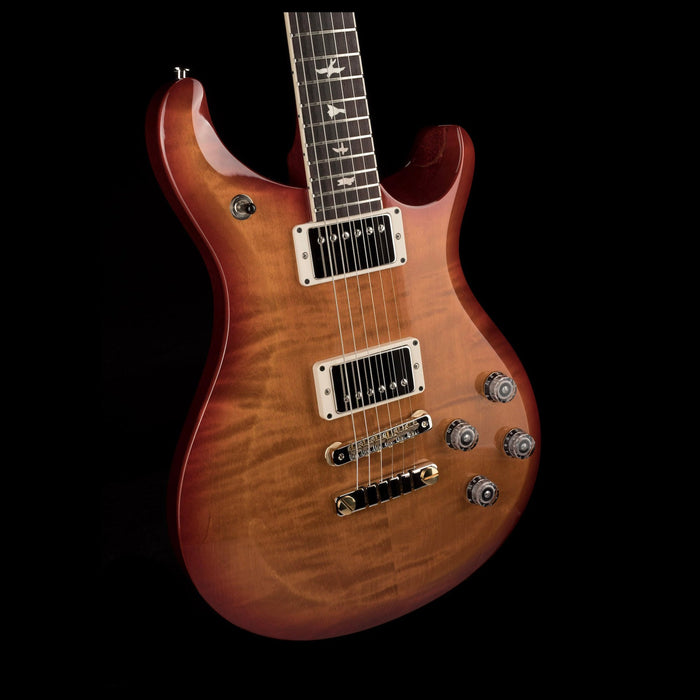PRS S2 McCarty 594 Dark Cherry Sunburst Electric Guitar Closeup Body Angle 