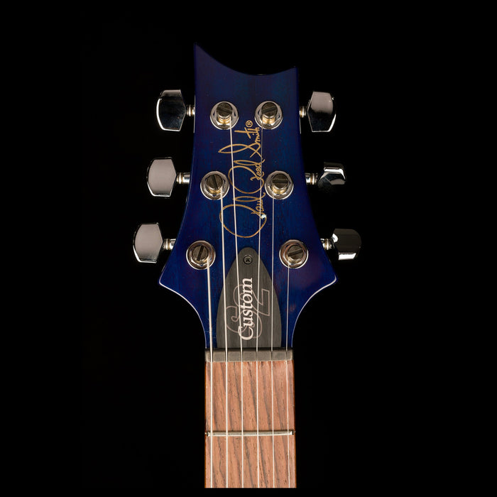 PRS S2 Custom 24 Pattern Thin Neck Lake Blue Headstock