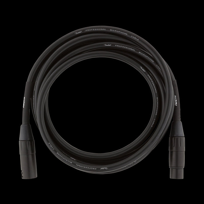 Fender Professional Series Microphone Cable 10' Black