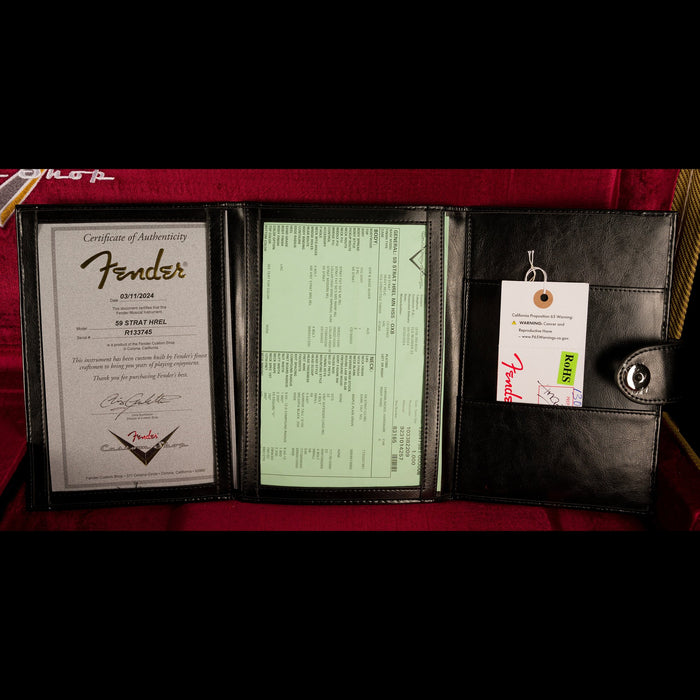 Fender Custom Shop 1959 Stratocaster HSS Heavy Relic Oxblood