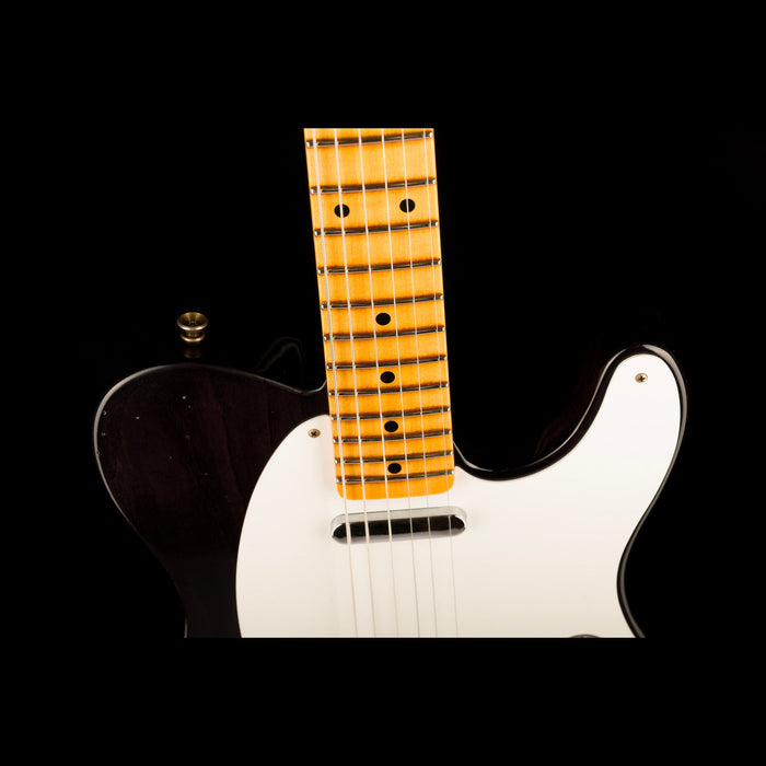 Fender Custom Shop '56 Telecaster Journeyman Relic Black Transparent Electric Guitar