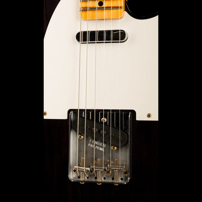 Fender Custom Shop '56 Telecaster Journeyman Relic Black Transparent Electric Guitar