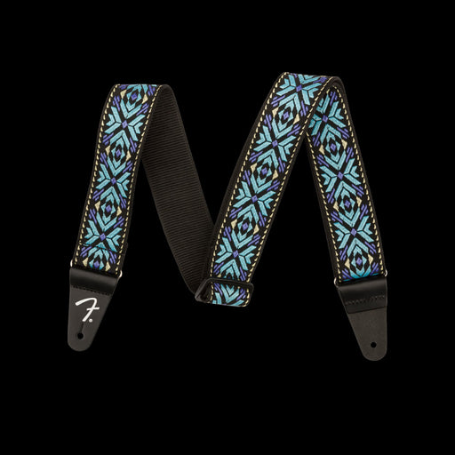Fender Pasadena Woven Strap Blue Snowflake 2" Strap