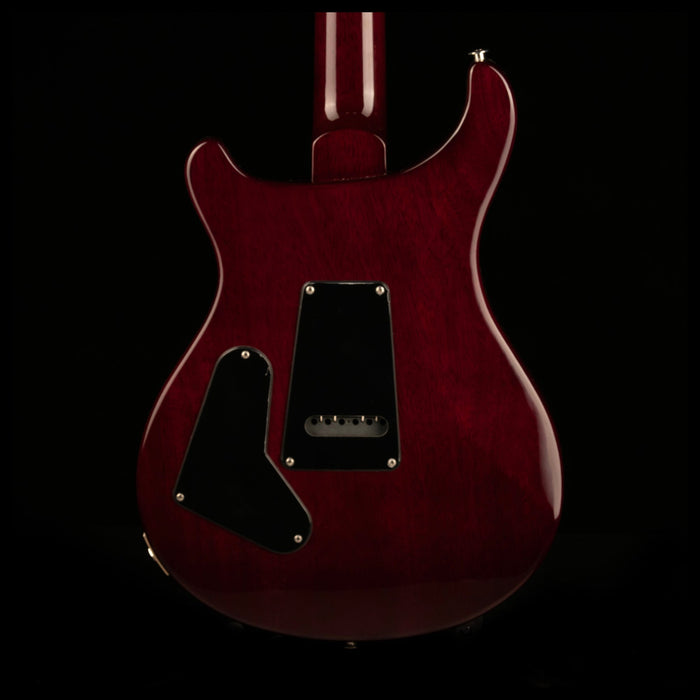 PRS S2 Custom 24-08 Faded Gray Black Purple Burst Back Crop