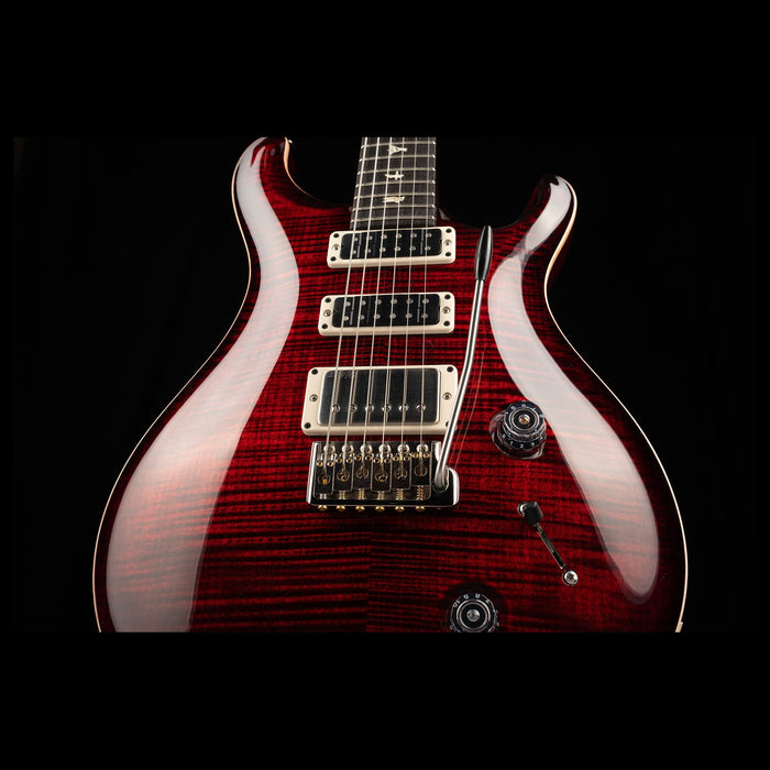 PRS Core Studio Custom Color Fire Red Front Angle Up