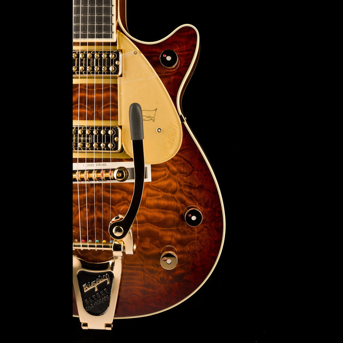 Gretsch Limited Edition G6134TGQM-59 Quilt Classic Penguin with Bigsby Forge Glow