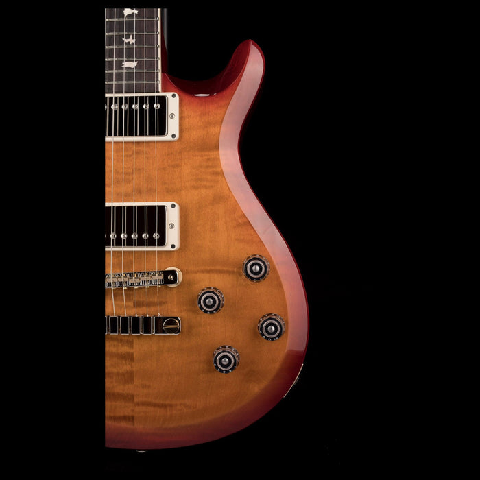 PRS S2 McCarty 594 Dark Cherry Sunburst Electric Guitar Body Left