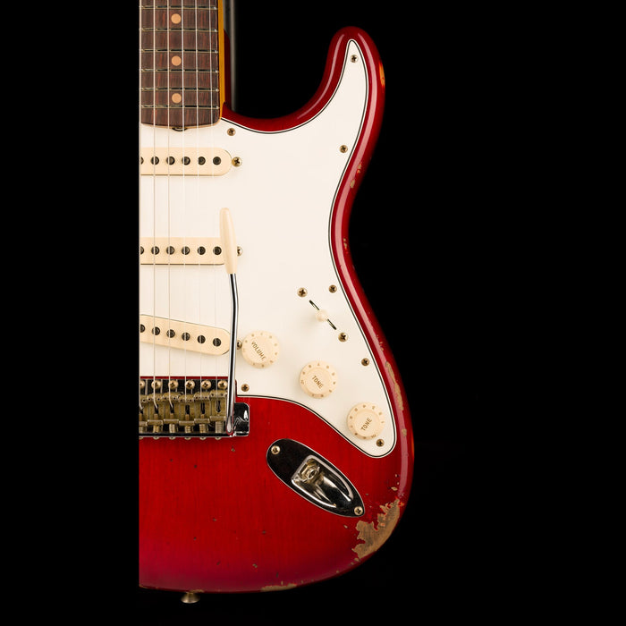Fender Custom Shop 1963 Stratocaster Heavy Relic Crimson Burst - Truetone Color Set