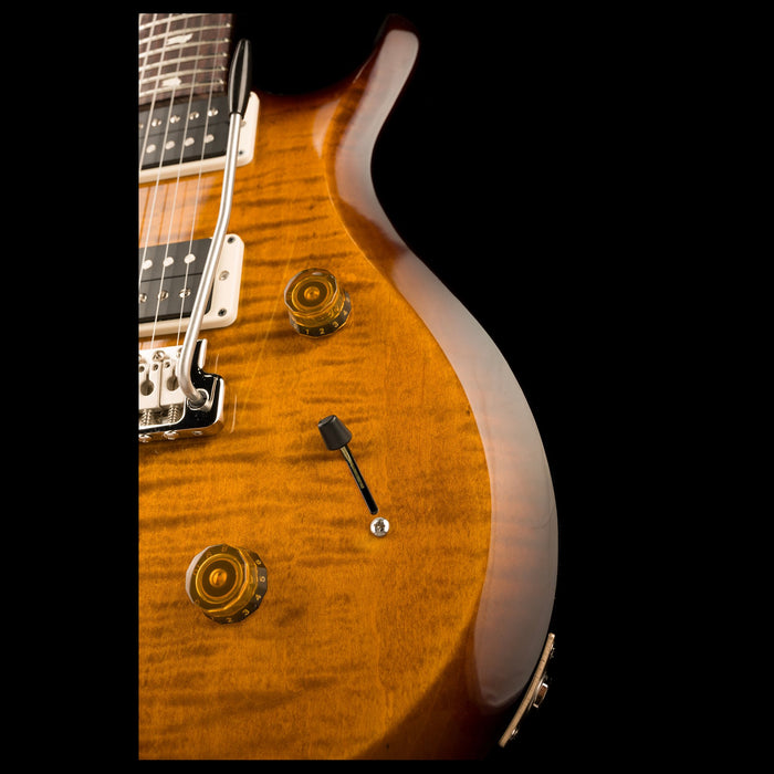 PRS S2 Custom 24 Black Amber Closeup Controls