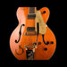 Gretsch G6120T-55 Vintage Select Edition '55 Chet Atkins Hollow Body with Bigsby Vintage Orange Stain Lacquer Closeup Body