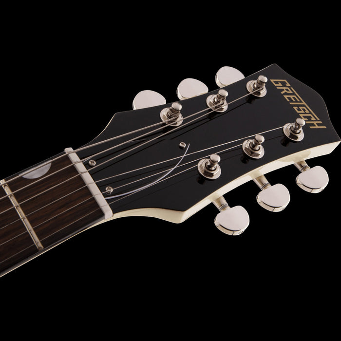 Gretsch G2210 Streamliner Junior Jet Club Laurel Fingerboard Vintage White Headstock