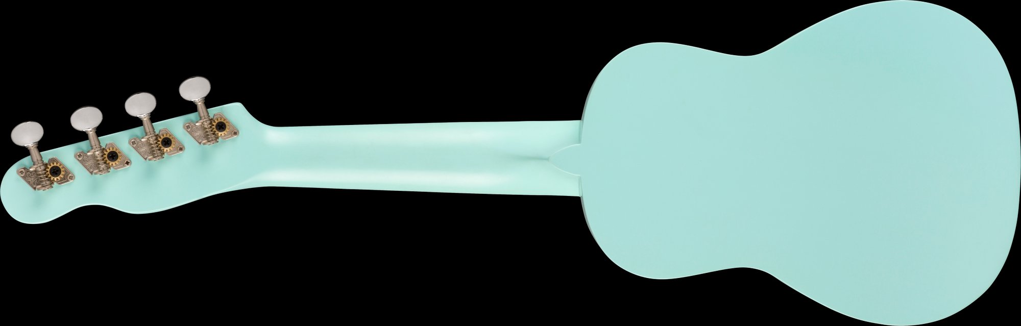 Fender Venice Soprano Uke Walnut Fingerboard Daphne Blue Back