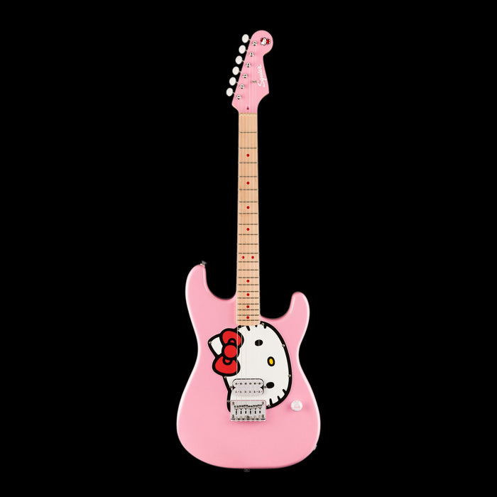 Squier Limited Edition Hello Kitty Stratocaster Pink With Squier Limited Edition Hello Kitty Stratocaster Pink With