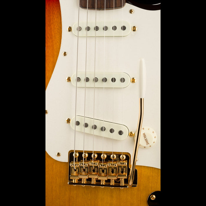 Fender Custom Shop Artisan Korina Stratocaster Thinline NOS Chocolate 3-Tone Sunburst