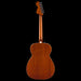Fender California Standard Monterey E Natural Sapele Acoustic Electric Guitar Back