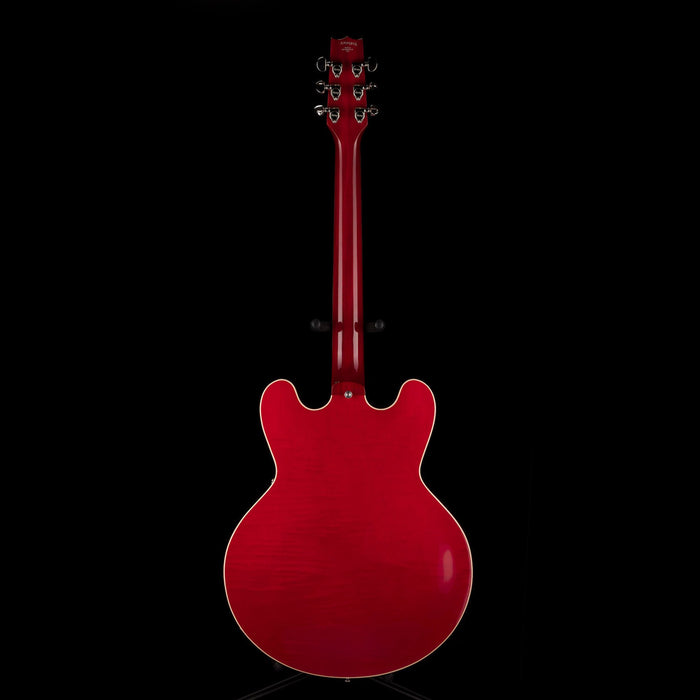 Heritage H-535 Semi-Hollow Trans Cherry Electric Guitar with Case