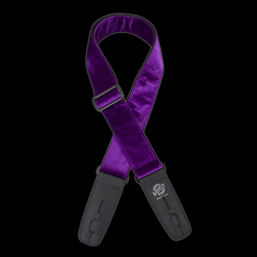Lock-It Straps Series - Crushed Velvet Purple Strap - LIS-021CV2-PUR