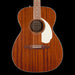 Fender California Standard Monterey E Natural Sapele Acoustic Electric Guitar Front Crop