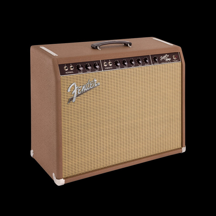 Fender '62 Super Amp Guitar Amp Combo Front Angle