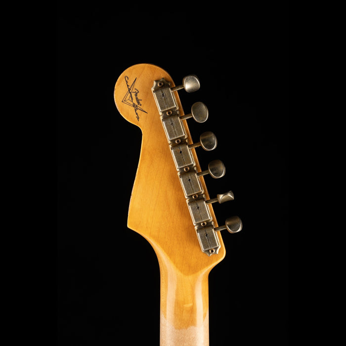 Fender Custom Shop 1962 Stratocaster Heavy Relic Charcoal Frost Metallic over Sherwood Green Metallic