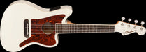 Fender Fullerton Jazzmaster Concert Uke Olympic White Front Angle