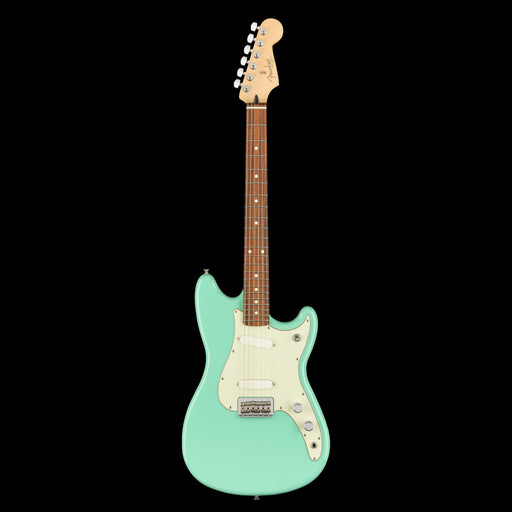 Fender Player Duo Sonic Pau Ferro Fingerboard Seafoam Green Front 