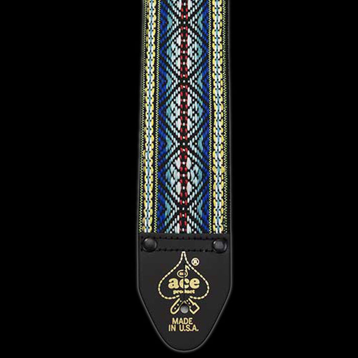 D'Andrea Ace Straps - Vintage Reissue Summer of '69 Red Blue Green Edge Strap - DN-ACE-13