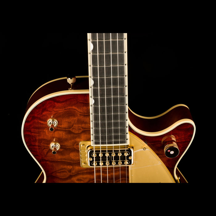 Gretsch Limited Edition G6134TGQM-59 Quilt Classic Penguin with Bigsby Forge Glow