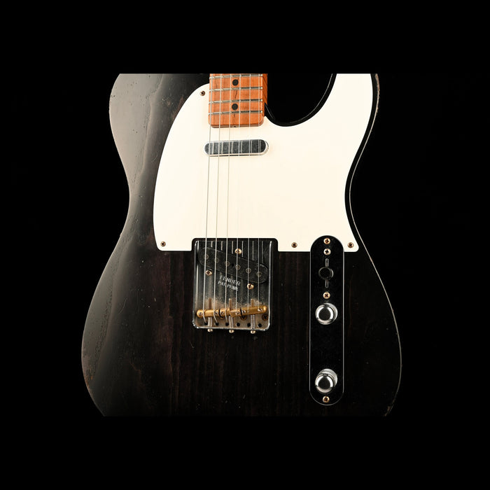 Fender Custom Shop Masterbuilt David Brown 1957 Telecaster Relic Ebony Transparent