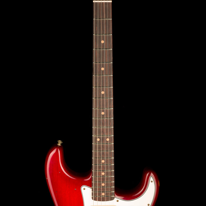 Used Fender Custom Shop 1963 Stratocaster Heavy Relic Crimson Burst - Truetone Color Set with OHSC