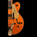 Gretsch G6120T-55 Vintage Select Edition '55 Chet Atkins Hollow Body with Bigsby Vintage Orange Stain Lacquer Right Crop