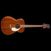 Fender California Standard Monterey E Natural Sapele Acoustic Electric Guitar Front Angle