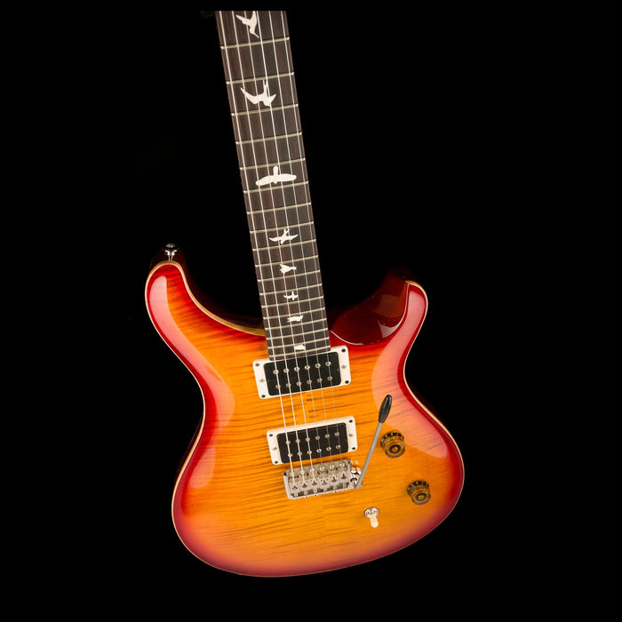 PRS CE 24 Dark Cherry Sunburst Front Angle Down